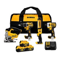 디월트 20V MAX 4.0Ah 충전콤보 DCK450M3 세트 (임팩 드릴 직쏘 작업등) DCF887N DCD791N DCS331N DCL050N