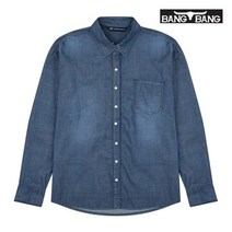 뱅뱅 뱅뱅 여성 가오리 데님 셔츠_인디고_NSED8364 (P002274232)