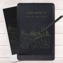 (리퍼)지니큐 LCD-NOTE10(블랙) 전자노트 노트패드, 신한기 메모장 1, 신한기 메모장 본상품선택