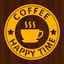오피스왕국 커피 커피잔 coffee7 그래픽 스티커, 옐로우
