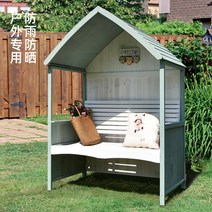 조립식 원두막 오두막 옥상 나무 정자 정원 전원주택, 컨트리 그린 1205x760x1700mm, A 컨트리 그린 1205x760x1700mm