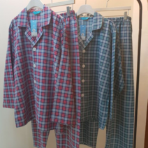 보드미 국산커플잠옷 국내생산 모던 체크 커플잠옷