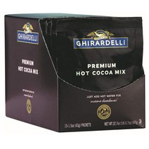 Ghiradelli Ghirardelli Premium Hot Cocoa Double Chocolate 기라델리 달콤한 프리미엄 핫코코아 더블 초콜렛 645g 1팩 핫초코