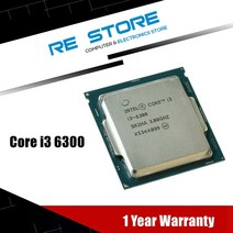 I3-6100인텔 코어 i3 6300 3.8GHz 듀얼 CPU 프로세서 SR2HA LGA 1151, 한개옵션0