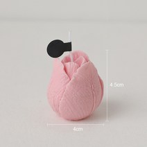 ins 꽃 향기로운 왁스 양초 한국어 가정 장식 꽃 장식 향기 수제 작은 꽃 양초 촛대 장식, c3