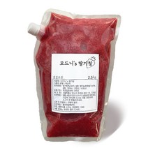 [대용량] 모드니 딸기청 대용량 카페 납품 벌크 수제청 과일청 딸기라떼 2.6kg/5.2kg, 딸기청 5.2kg