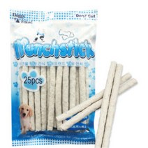 밀크 애완동물 먼치 스틱껌 25p 2개 강아지이빨닦기