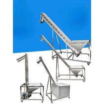 탈곡기 곡물이송기 스크류 원료 분쇄 이송기 농업용, 110 직경 아연도금 스크류 1.5미터