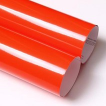 단색시트지_옥외광고용(3203/유광)-[폭]100cm Warm Red / 글씨제작 간판제작 차량래핑, 단품