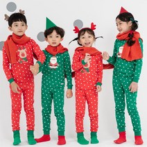 삐삐롱 크리스마스 보온내의 산타 루돌프 코코 편안한착용감 아동 유아 내복 내의