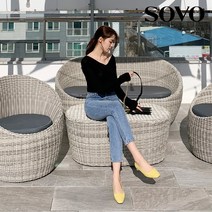 10color 스퀘어 심플 여성단화 플랫