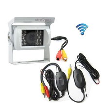 무선 18 LED IR 야간 투시경 방수 자동차 차량 후면보기 버스 트럭 모터홈 트레일러용 백업 주차 카메라 반, 01 WHITE, 01 WHITE