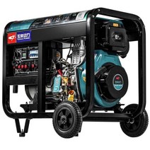 캠핑용 저소음 발전기 차박 다용도 캠핑 공사 현장 농업 산업용발전기 3KW 5KW 220V 380V, Yuchai 5.5KW220V 오픈 프레임, 1개