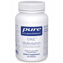 Pure 퓨어인캡슐레이션 원 멀티비타민 ONEMultivitamin, 1개, 60정