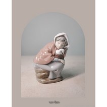 [앤틱/M] 야드로 나오 오리를 안고 잠든 소녀 Girl Sleeping with Duck, 확인하였습니다.