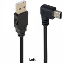 리코gr2 cctv 카메라 케이블USB 2.0 수-미니 위 아래 왼쪽 오른쪽 각도 90 도 케이블 0.25m 3m 카메라 MP4, 02 Left_02 50cm