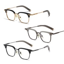 JB9 블랙라벨 Chicago 사각 티타늄 하금테 안경 3컬러 제이비나인 시카고