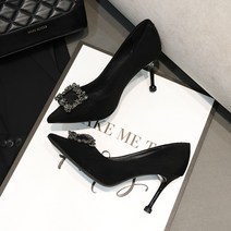 쿠션감 출근용 구두 데일리 캐주얼 부띠 가죽 부티힐 스틸레토 모던 수제화 베이직