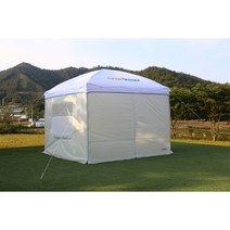 캠프밸리 돔캐노피텐트 (4면월포함), 화이트