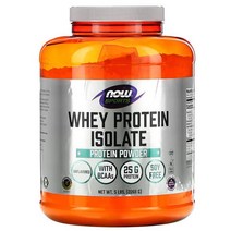 NOW Foods 스포츠 웨이 프로틴 파우더 아이솔레이트 무맛 단백질 2268g(5lbs)