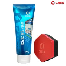 어바웃크리닝 자동차 유막제거제 얼룩제거 물때제거 전용스폰지 포함, 1개, 100g