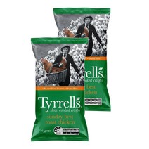 티렐스 썬데이 베스트 로스트 치킨 스낵 칩 Tyrrells Sunday Best Roast Chicken Chips 165g 2팩