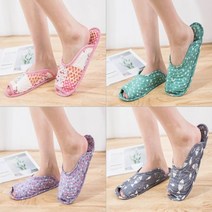 어린이집 퀼트 면 슬리퍼 누빔 쿠션덧신 거실화 쿠션 서빙화 편안한 유치원 귀여운 땡땡이, 19보라큰꽃, 1개