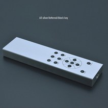 범용 원격 제어 알루미늄 합금 적외선 학습 13 키 오디오 TV DVD 디코더 전력 증폭기 Pre-amp, 실버 w 단어 l b