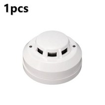 화재 경보기 연기 감지기 수신기 휴대용 유선 광전자 센서 홈 알람 스마트 보안 시스템 소방관, 1pcs