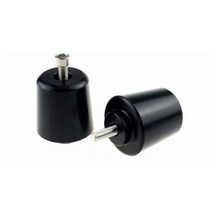 PCX 오토바이 악세사리 CNC 핸들 바 기어 밸런스 플러그 슬라이더 핸들 바 엔드 그립 혼다 포르자 125 250, 04 Black