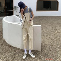 캐주얼 스트랩 여성 여름 느슨한 조커 브로드 레그 점프 수트