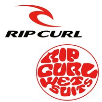 RIP CURL 립컬 데칼 서핑 스티커, 1개, 선택-2블랙(대)