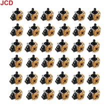 조이스틱 부품 게임용 오락실 스위치 닌텐도 게임 스틱 호환 부속품 jcd 10-100pcs ps5 play staion 5 ps4 pro 슬림 컨트롤러 3pin 3d 로커 축, 100개