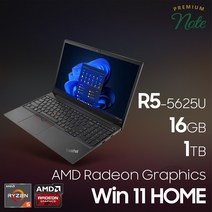 레노버 씽크패드 E15 Gen4 21ED004EKD [프리미엄 노트북], WIN11 Home, 16GB, 1TB, AMD, 블랙