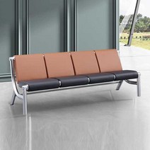 3인용 병원 휴게실 마트 약국 공항 로비 대기 긴 의자, 5인/오렌지