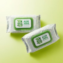 [네이처리퍼블릭] 1+1 수딩 앤 모이스처 알로에베라 클렌징 티슈, [1+1] 알로에베라 클렌징 티슈