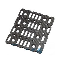 로드 MTB 자전거 페달 TWTOPSE-브롬튼 MKS 접이식 자전거 3K 카본 페달 플레이트 사이클링 초경량 23.2g 4 개 1 세트, 02 Hollow Plate Set