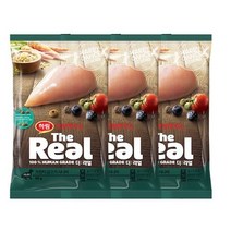 하림펫푸드 더리얼 크런치 시니어 강아지사료, 닭, 50g, 3개
