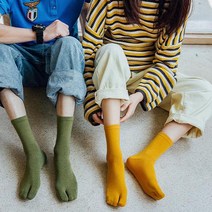 나막신 양말 타비양말 블로서 뮬 래이어드 삭스