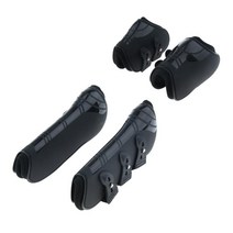 THE WAROOM SHOP 말장화 마장마술 훈련 점프 승마 행사용 경량 충격 흡수 말 다리 보호대, 설명, 설명, 뒷다리