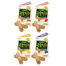 아이베냇 곡물친구 40g (고구마/딸기/치즈/블루베리) 영양간식 떡뻥, 혼합4종(고구마1+딸기1+치즈1+블루베리1)