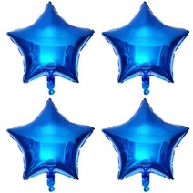 이벤트 데코 풍선 별 44 x 44 cm, 블루, 4개