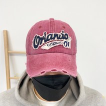 크군 남녀공용 빈티지 워싱 데미지 데일리 볼캡
