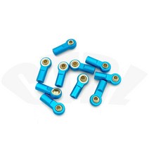 금속 M2 M3 알루미늄 링크 타이로드 엔드 볼 조인트 10 개 1/10 RC 자동차 크롤러 축 SCX10 D90 D110 타미야 CC01 레이싱, [08] M3 Sky blue