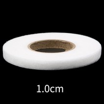 양면 부직포 접착 천 밑단 테이프 옷 재봉용 다리미 밑단 라이너, 02 1cmX60M, 1.1roll 1cm - 60m