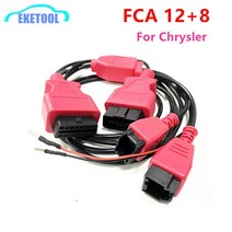 업그레이드 OBD2 Male Female FCA 12 8 어댑터 케이블 크라이슬러 작동 Autel/LAUNCH X431/OBDSTAR/프로그래밍