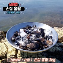 국산 손질 홍합 담치 섭 홍합탕 홍합찜, 홍합 3kg