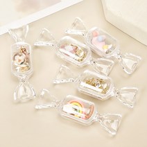 PVC케이스 사각캔디 사탕포장 선물상자, 5개