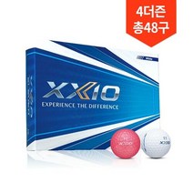 4더즌 총48구 던롭 젝시오 일레븐 3피스 골프공, 선택:일레븐 루비레드 4더즌, 단품