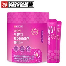 일양약품 저분자 피쉬 콜라겐 펩타이드 500달톤 이하 가수분해 엘라스틴 분말 스틱, 2개, 90포